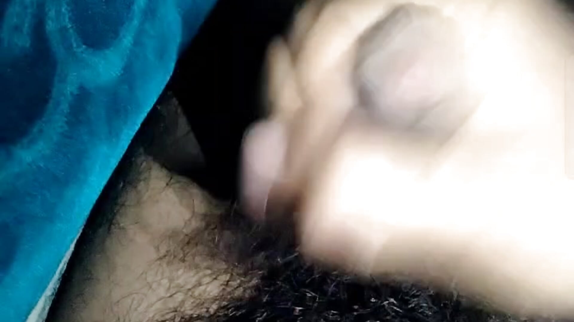 Rubbing my dick alone at night