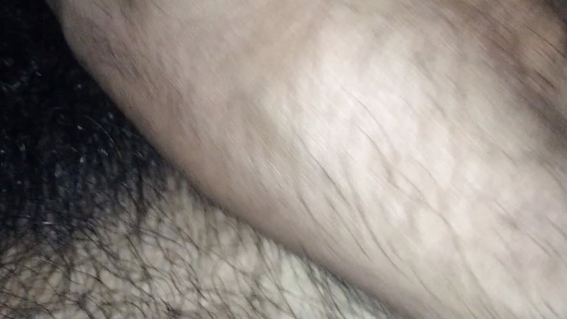 Rubbing my hairy dick alone