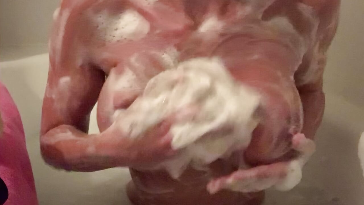 Soapy boobs in bath/ rest of video for sale