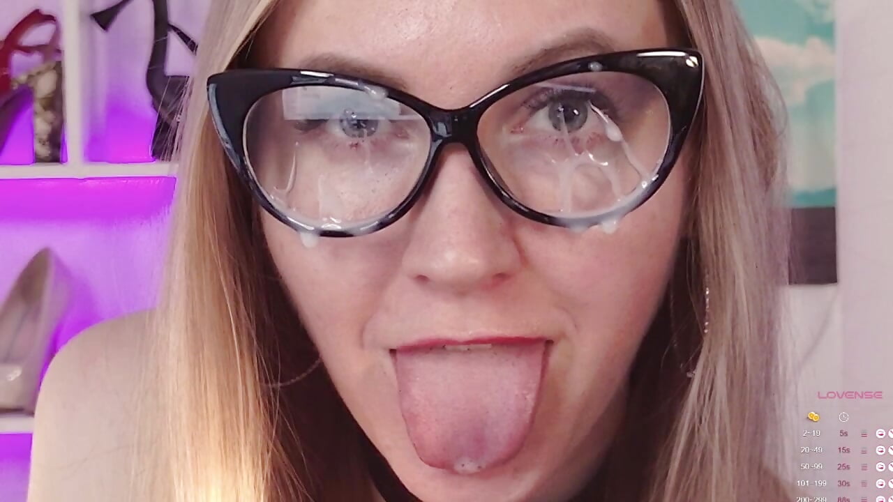 My glasses love getting dirty from your cum