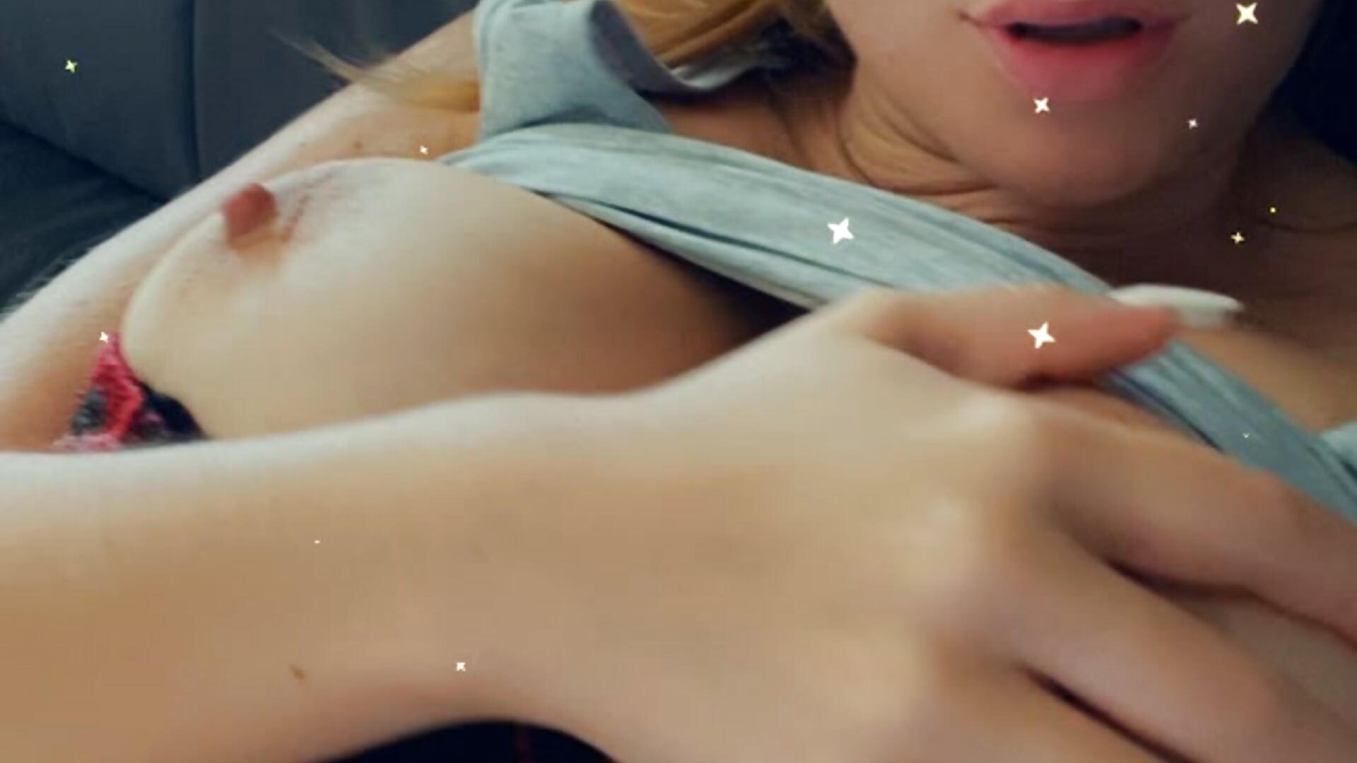 Boobs and play - video by newMichelle cam model