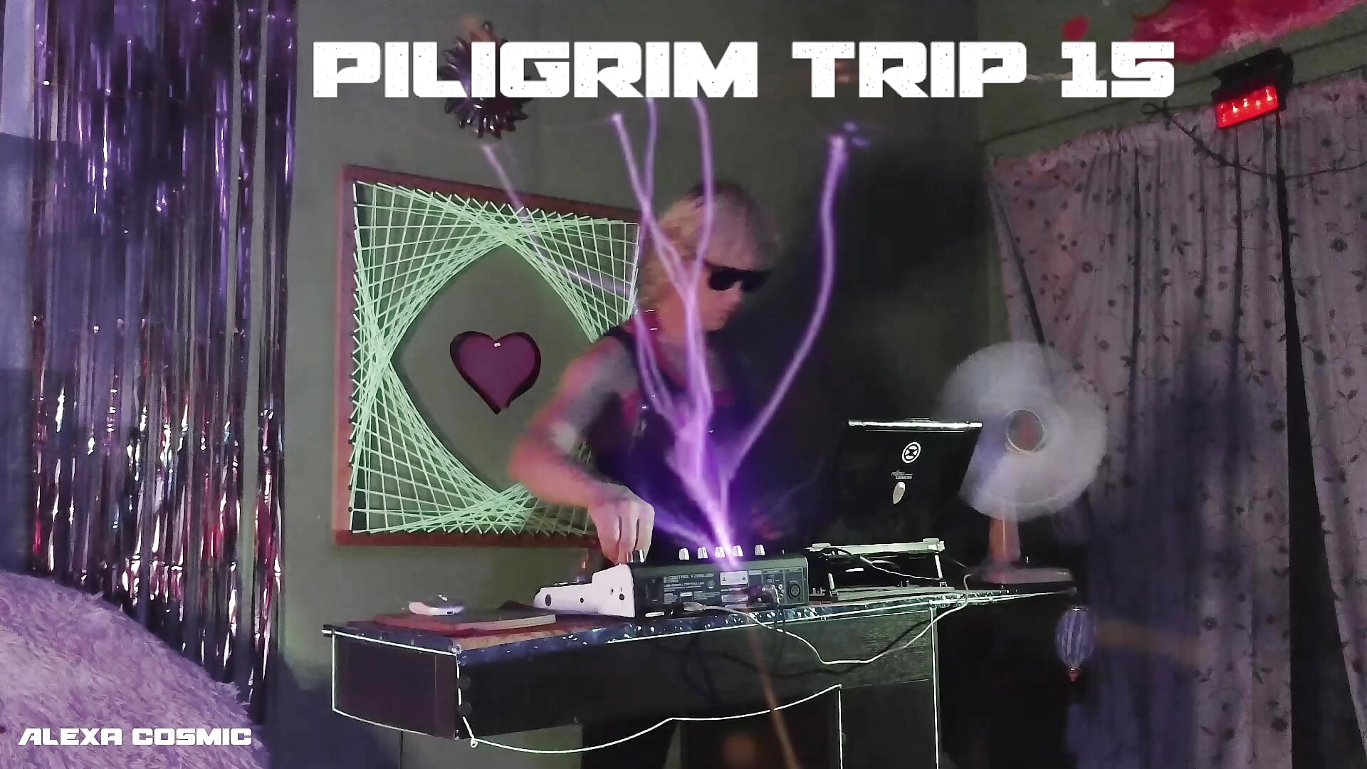 Music DJ set piligrim trip 15 / 2025-10-11 @SunHouse - video by Alexa_Cosmic cam model