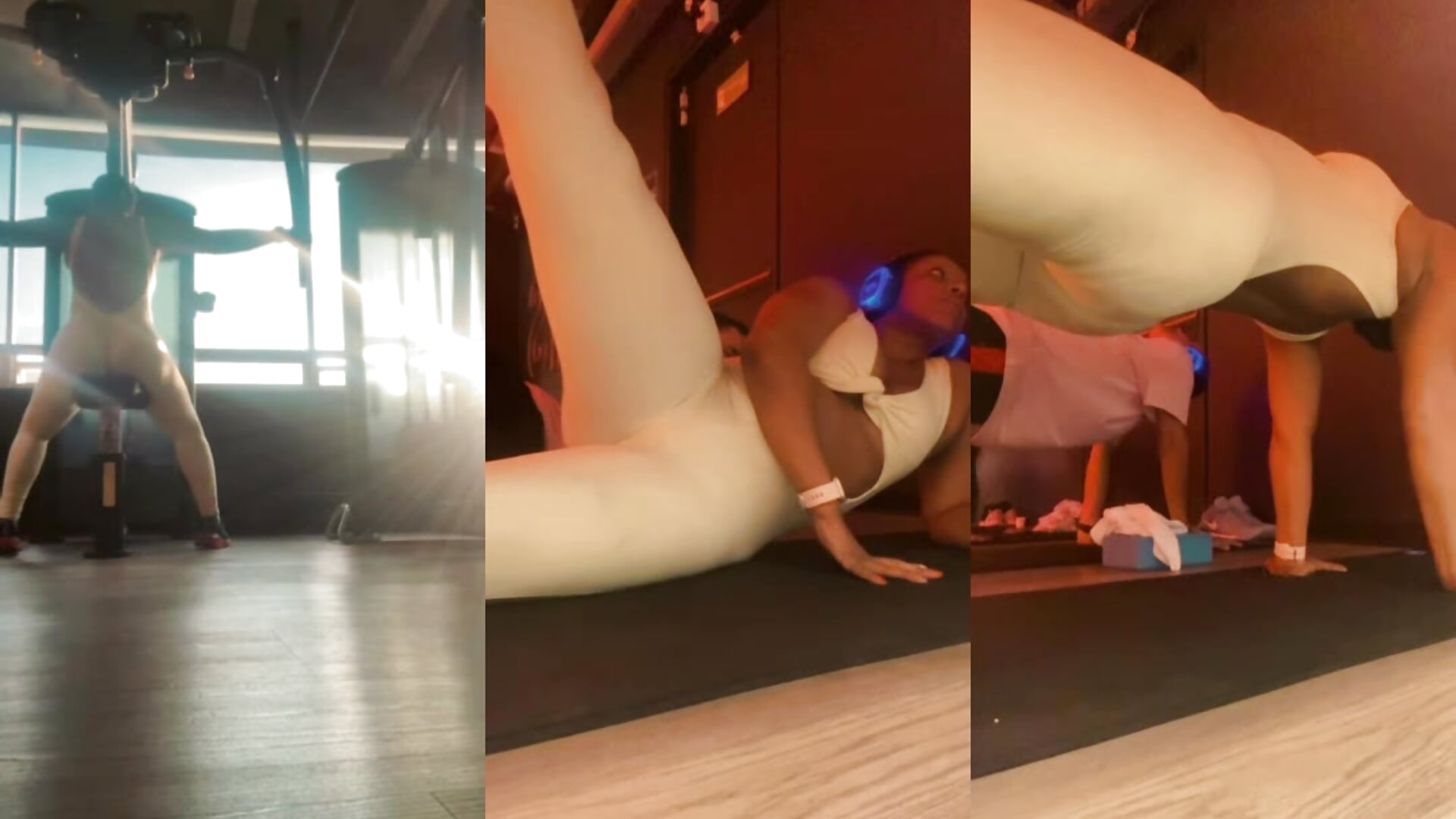 I love being able to relax through yoga - clip cu EvaFoxter model videochat