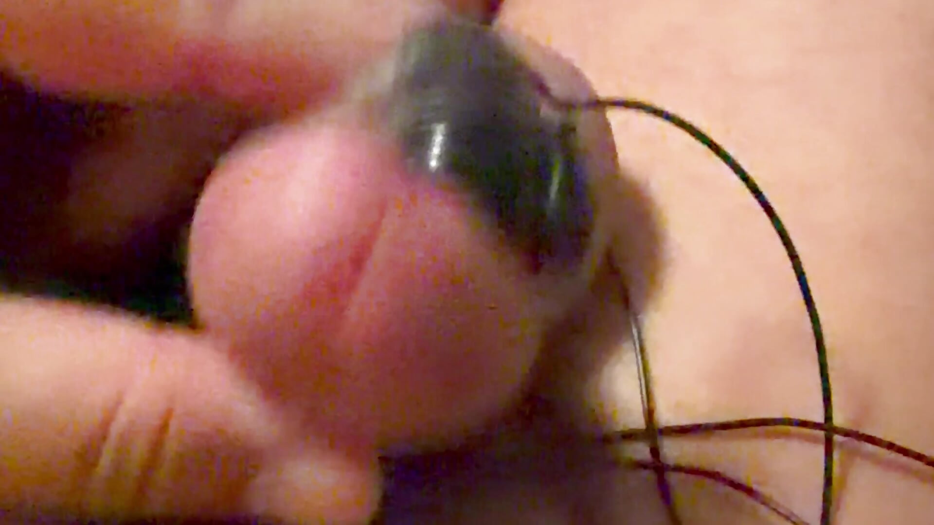 Hands-free: lots of semen from the penis