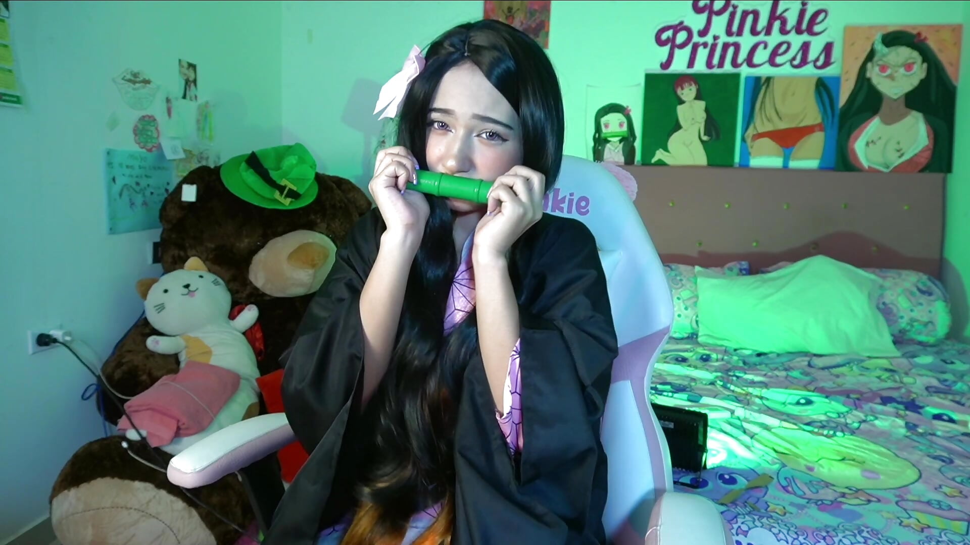 coplay Nesuko ANIME demon slayer - video by Pinkie_Princes cam model