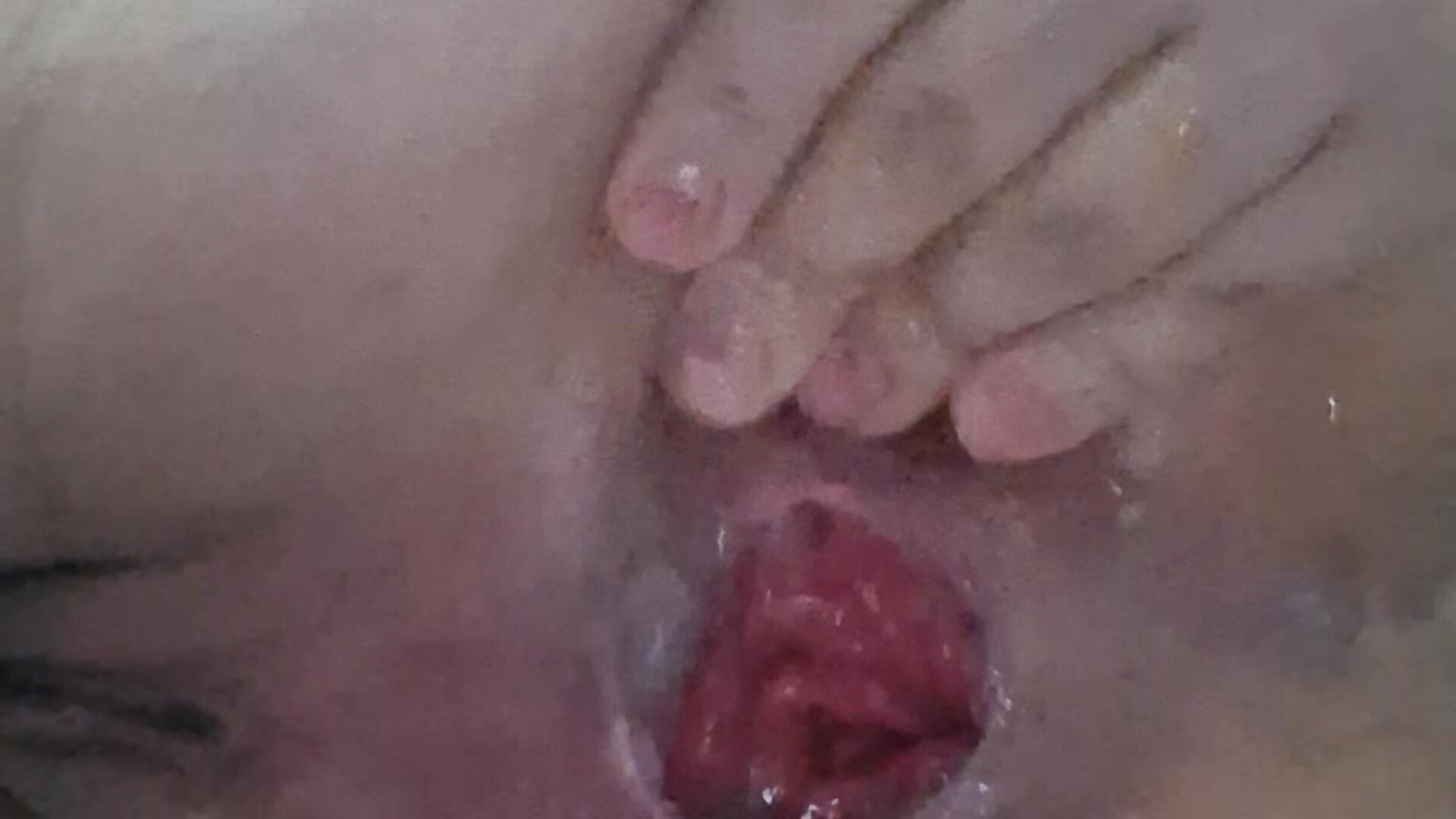 opening big  asshole with fingers for you