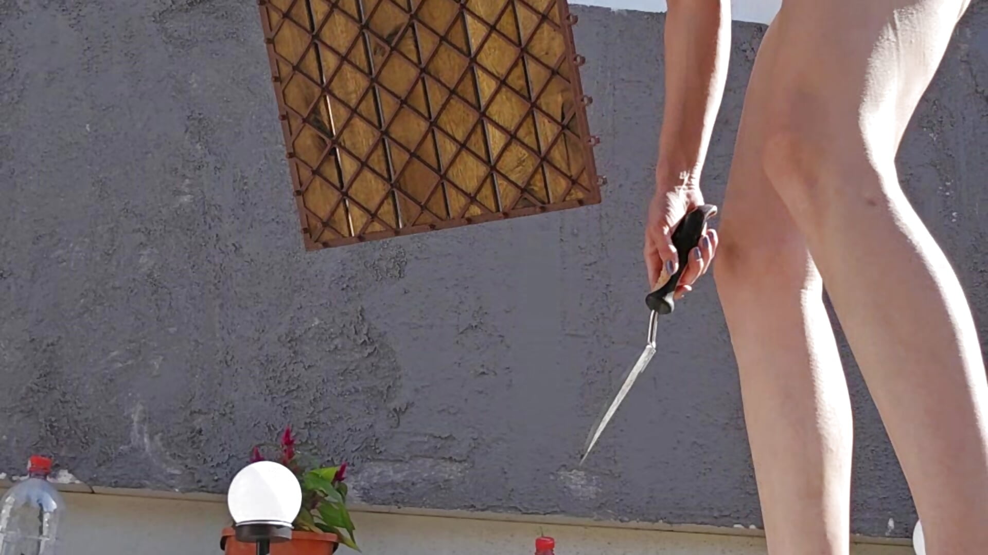 outside in bikini! - video by karo123421 cam model