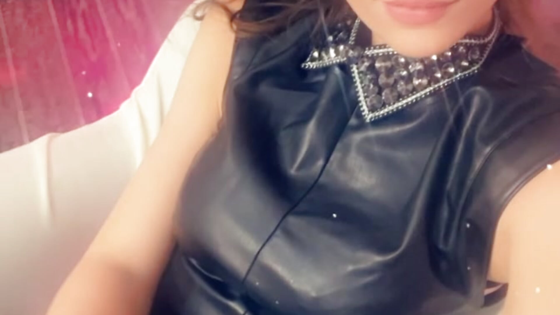 Leather and stockings) - video by art_porno cam model