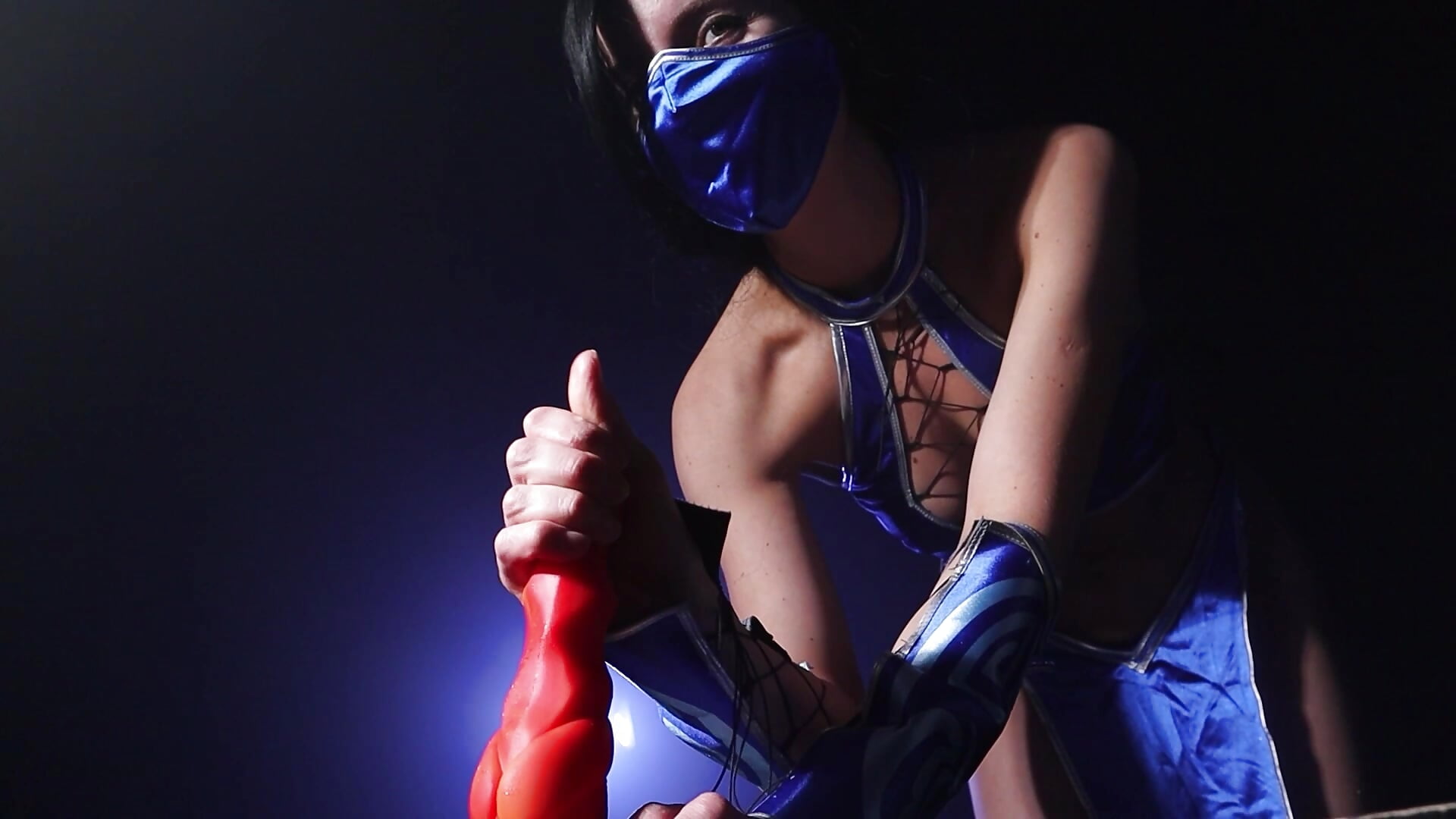 rough handjob from Kitana #cosplay #asmr #first-person view