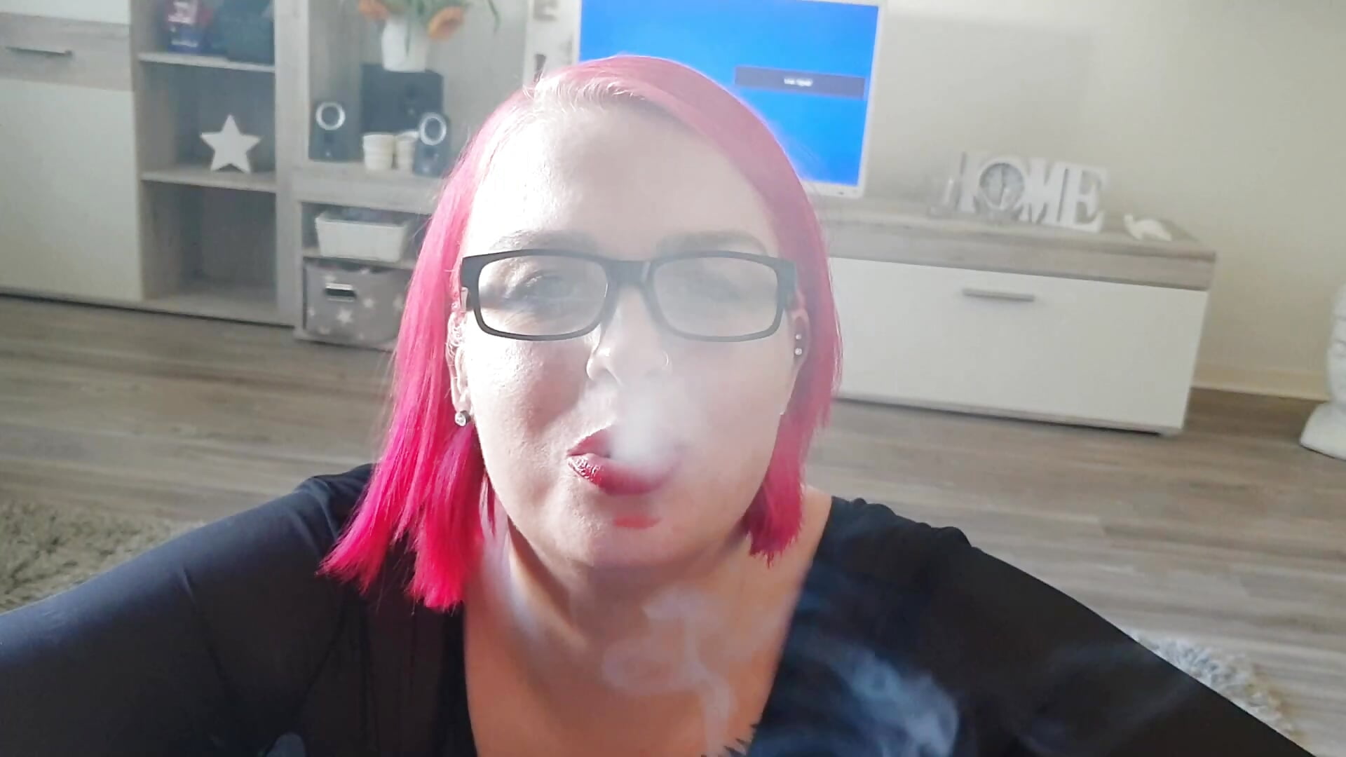 Smoking Blowjob - video av SarahDelSol cam model