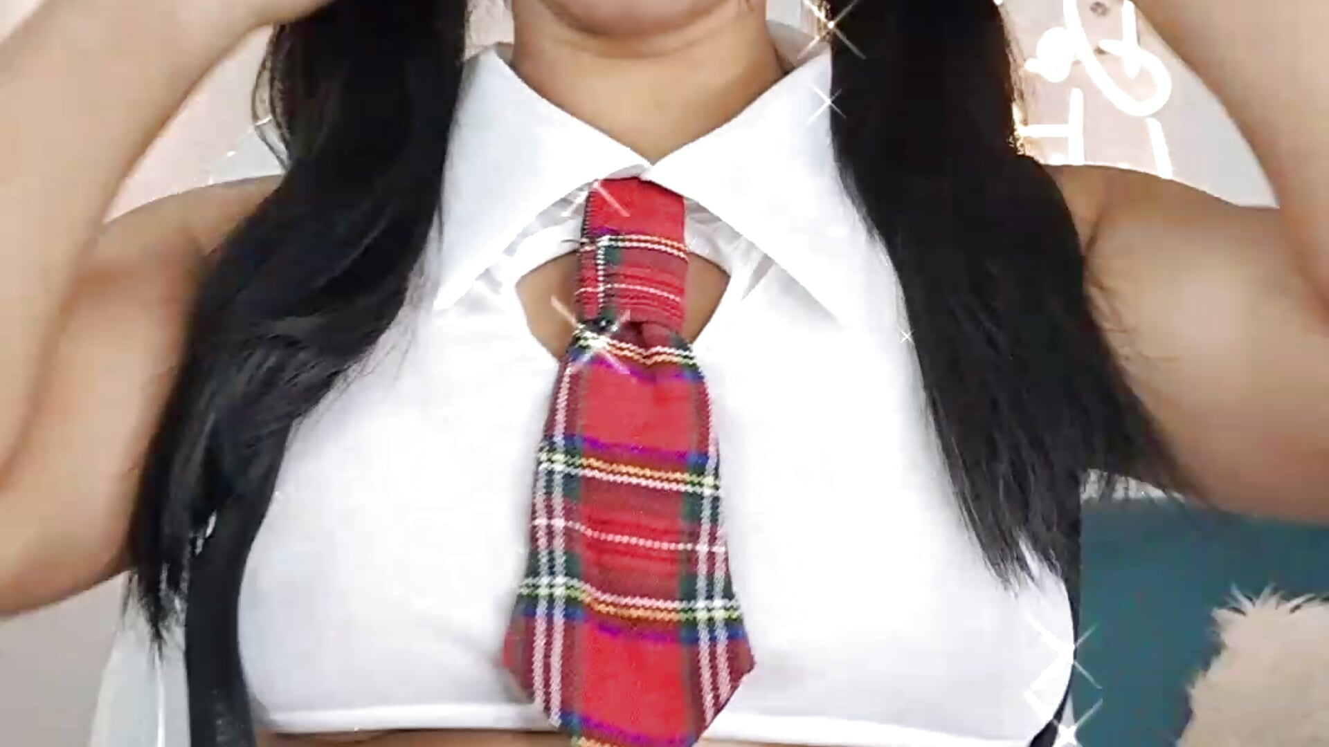 Look at my new uniform! - clip cu _BunnyNaugthy