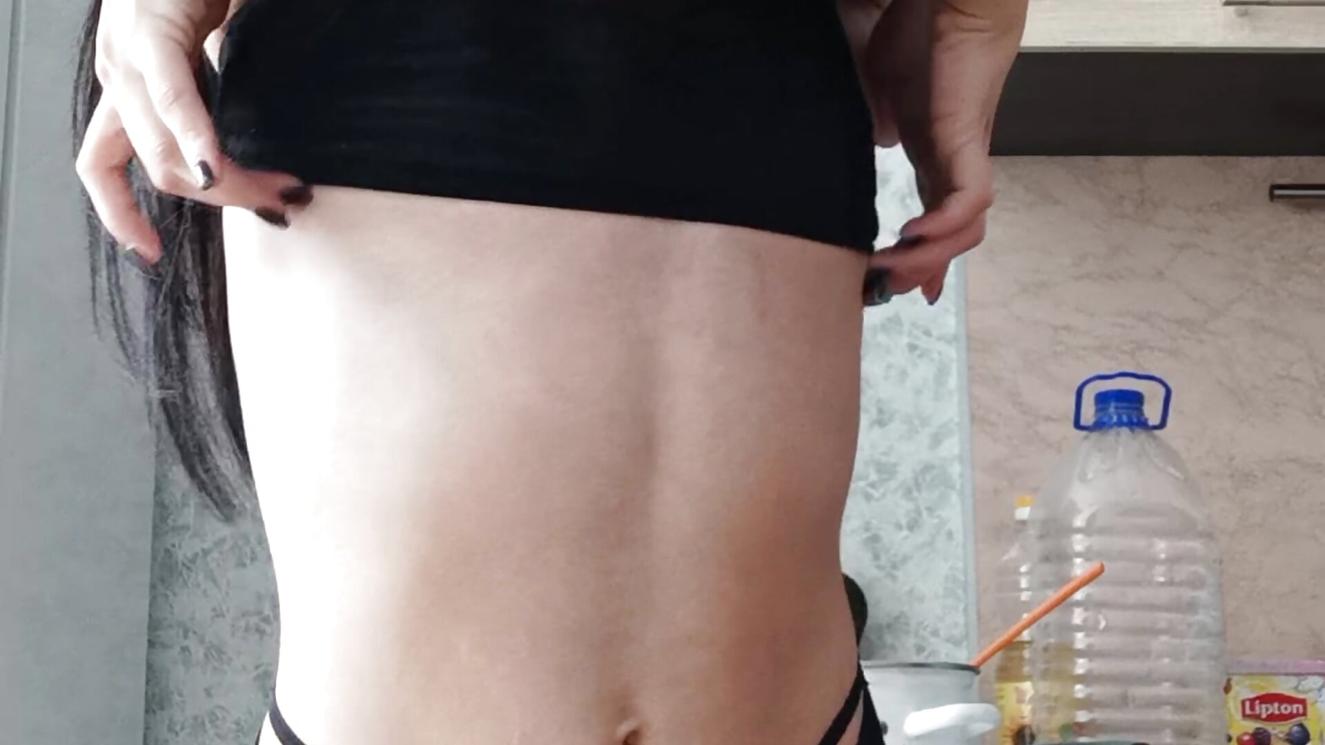 Strip on the kitchen - video by The_Blacksphinxxx cam model