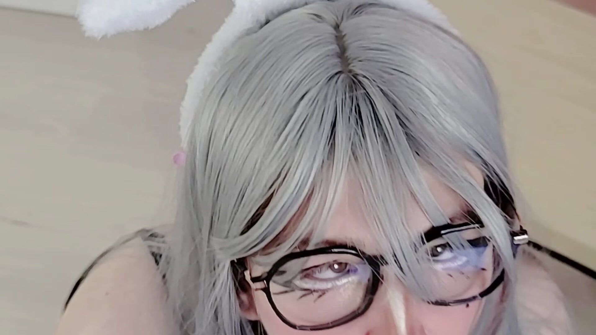 Bunny Secretary takes Boss and Client at once! 😈 - kitty_alika 캠 모델의 동영상