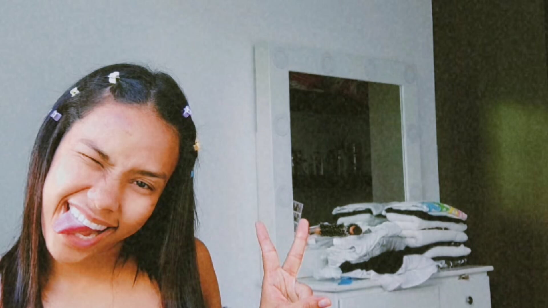 I was passing by to say hello, see you tomorrow! - video by Aaliyahas cam model