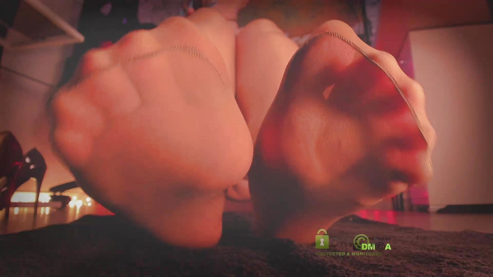 Footfetish - clip cu FetishTeacher model videochat