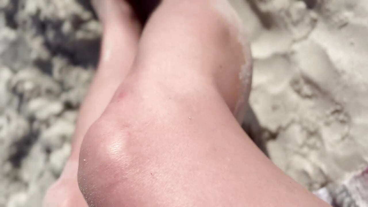 Feet in the sand
