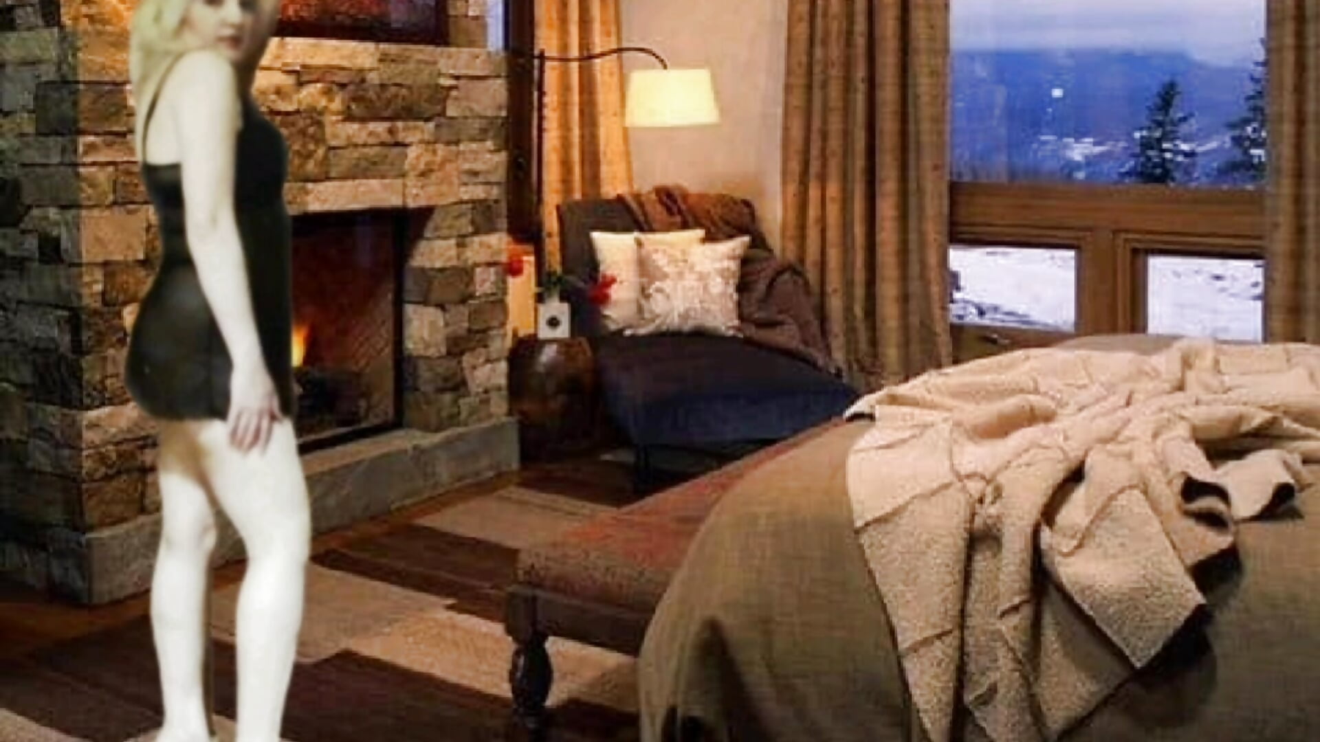 Visiting a blonde. My photos, not a neural network and a little fantasy in my style. Come visit... - video av stefanyharper16 cam-modell