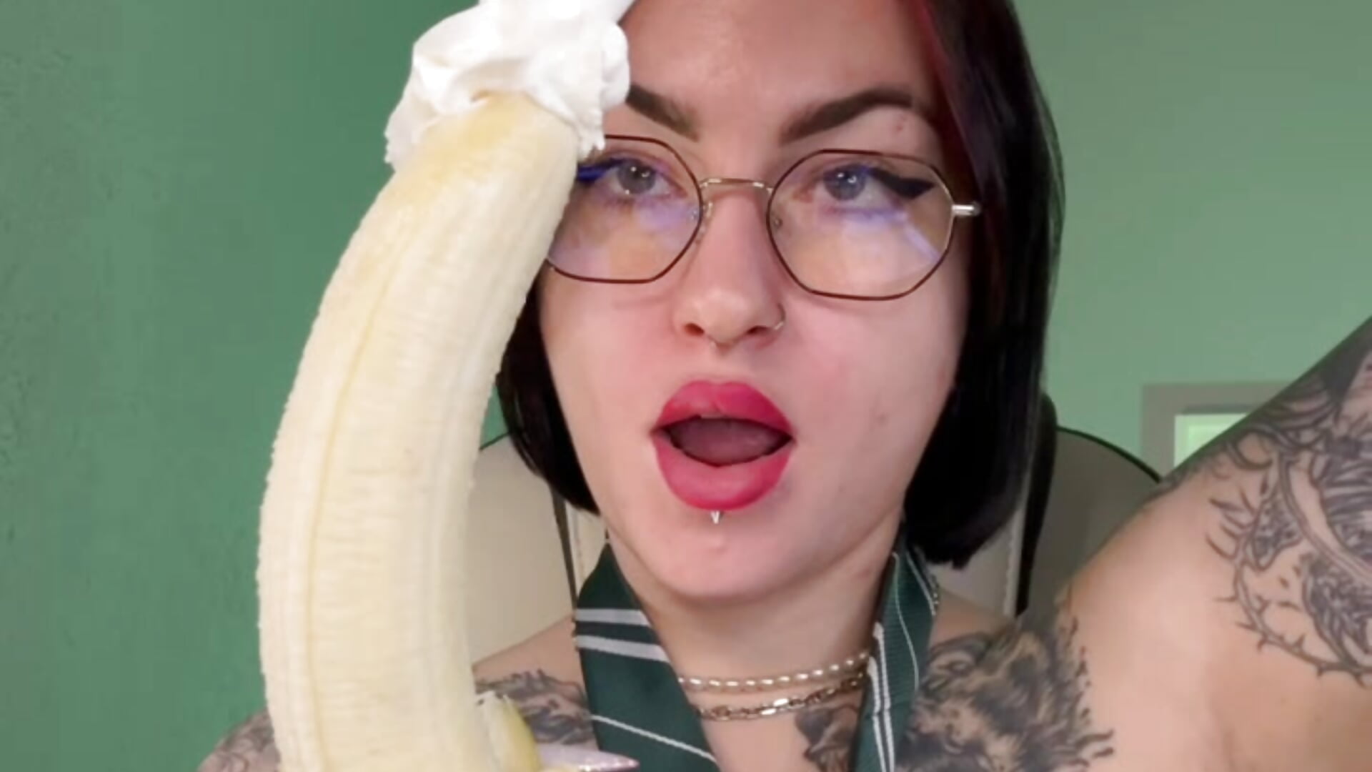 Banana blowjob mmm