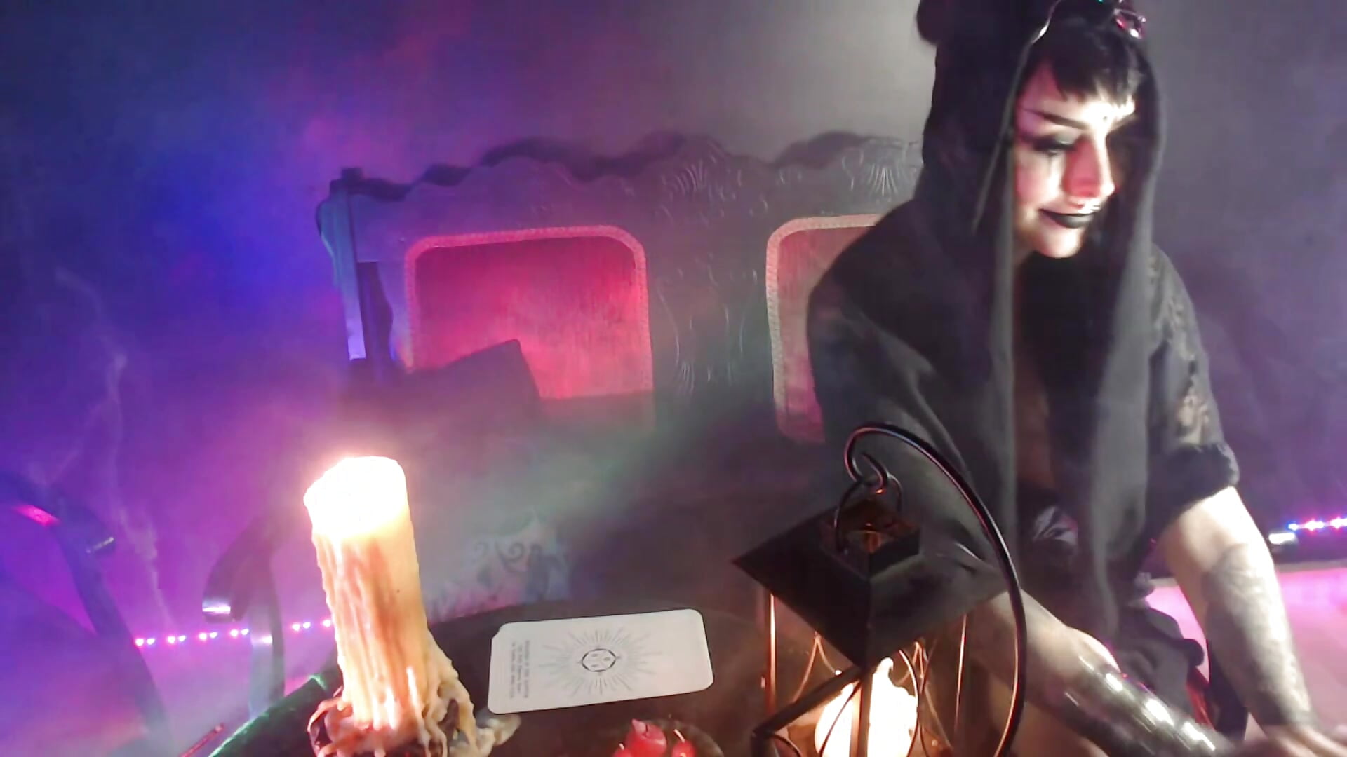 FORTUNE TELLER tells you your sexual destiny - video by gothstripper cam model