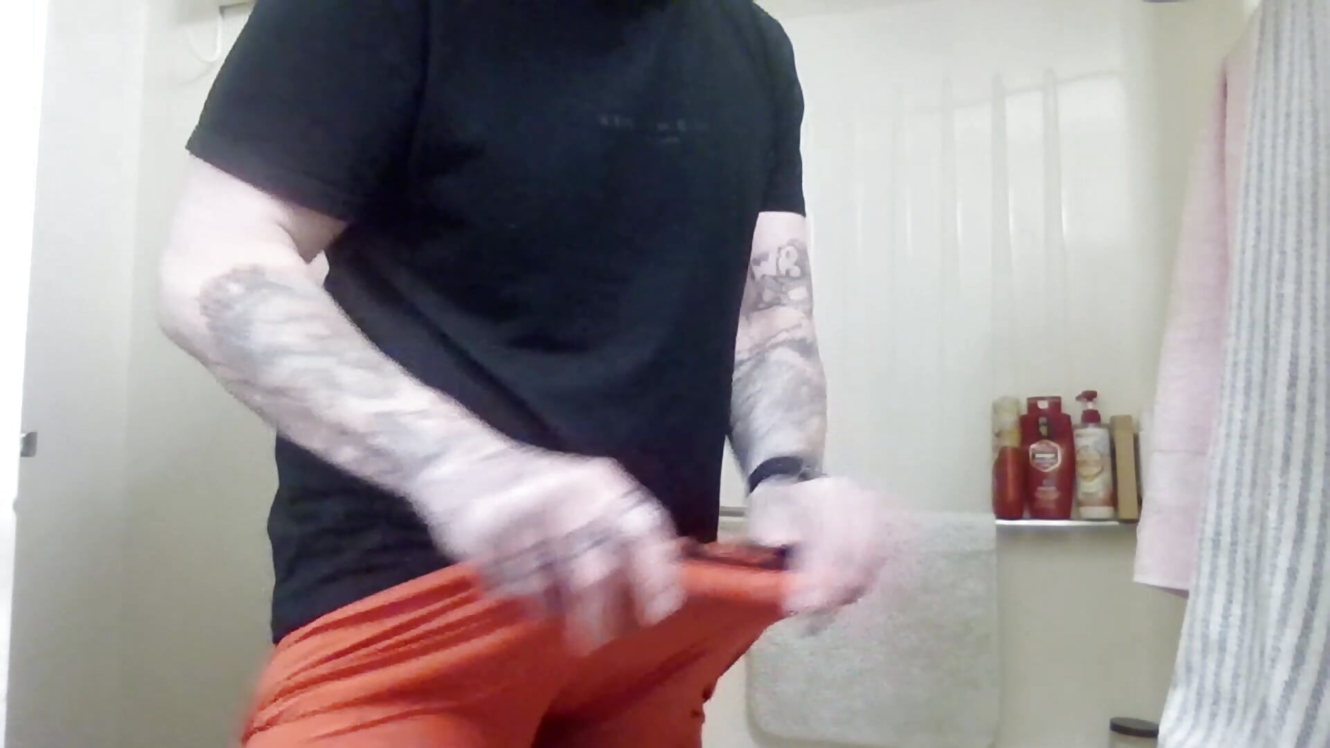 RED BOXER TEASE