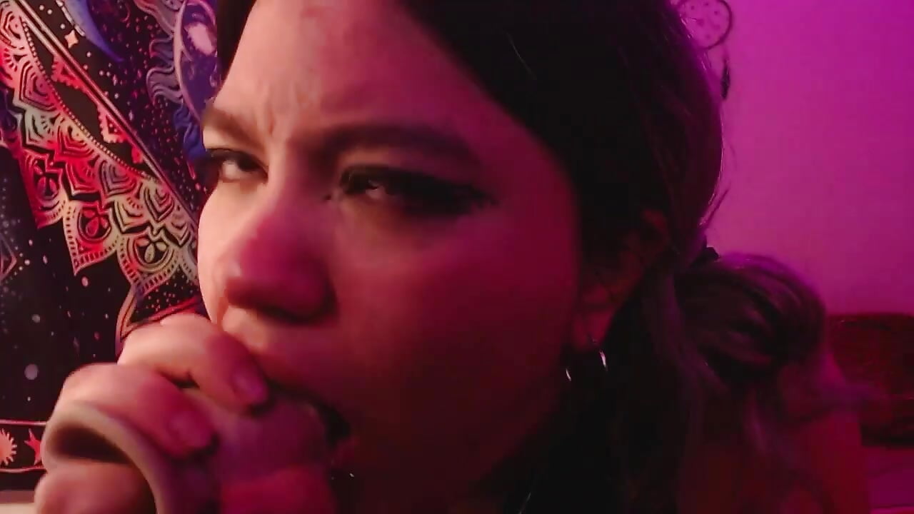 I love swallowing and filling my boobs with saliva - video by RossalieAdam24 cam model