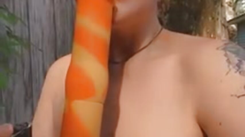 a baked little pixie in her natural habitat - video by TiedDyeDork cam model