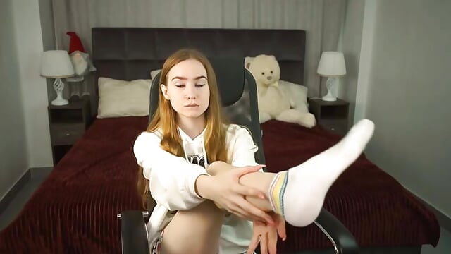 I took off my sock - video by DorothyGilbert cam model
