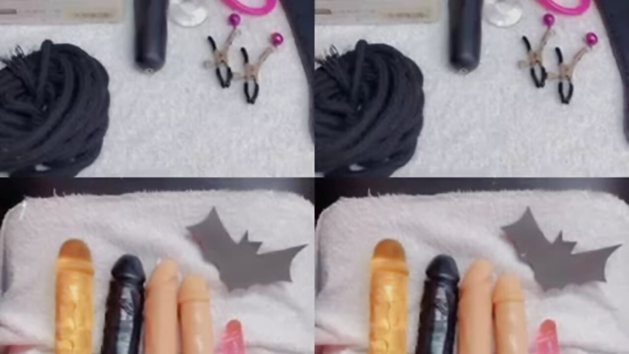 My toys - video by Lunastar02 cam model