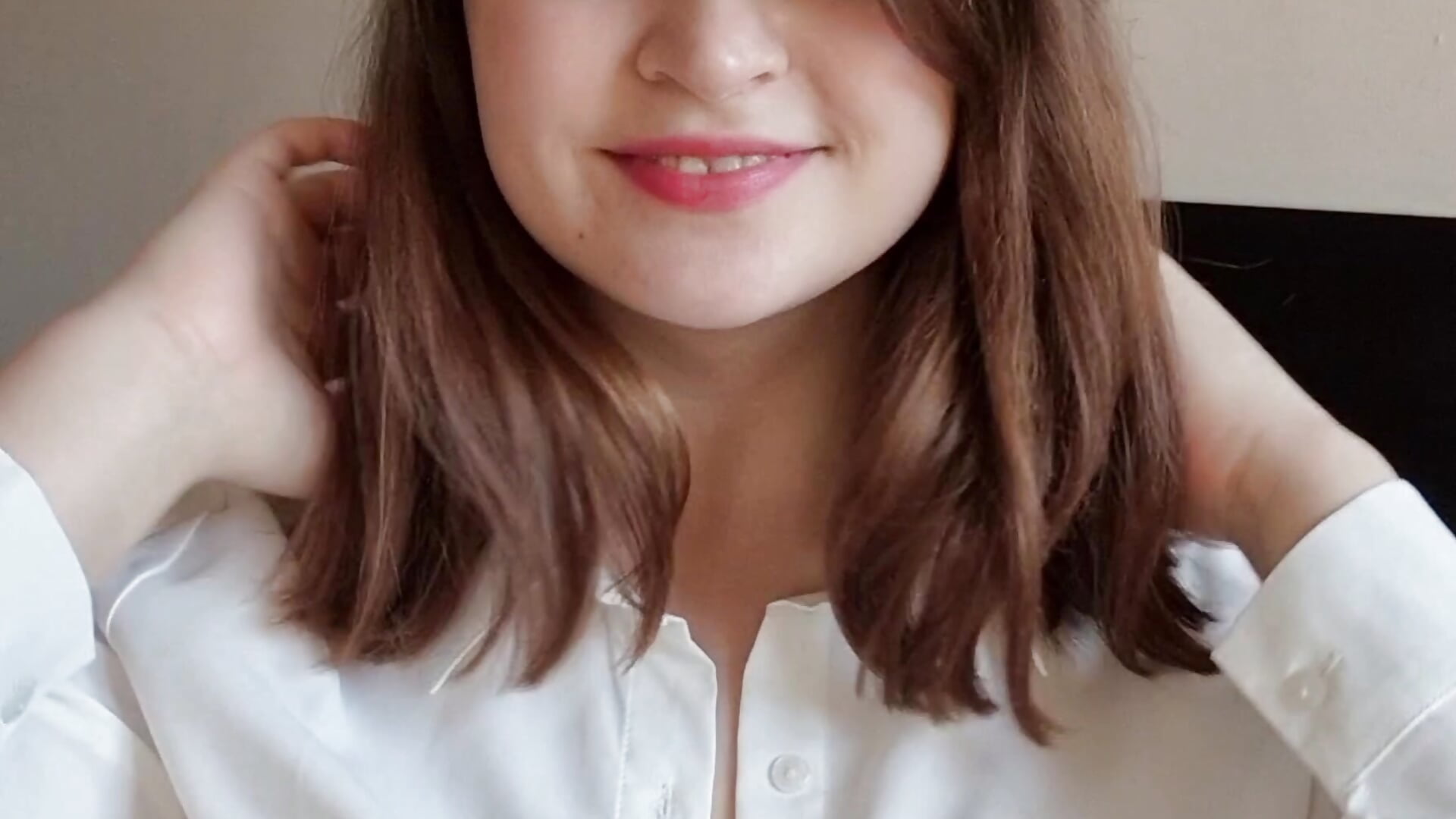 6 Teaser - Bad teacher for bad studeте ROLEPLAY (black dildo with my white cream) - video by TinniAngel cam model