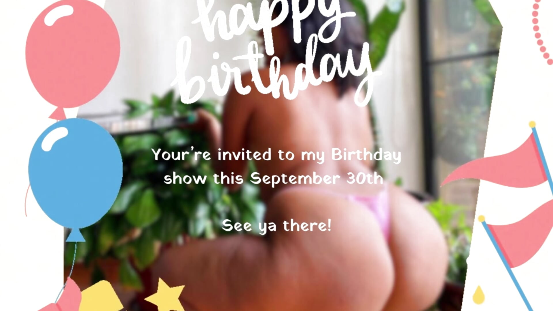 Join me Sep 30th/Bday show! - video by SheenaBrooke cam model