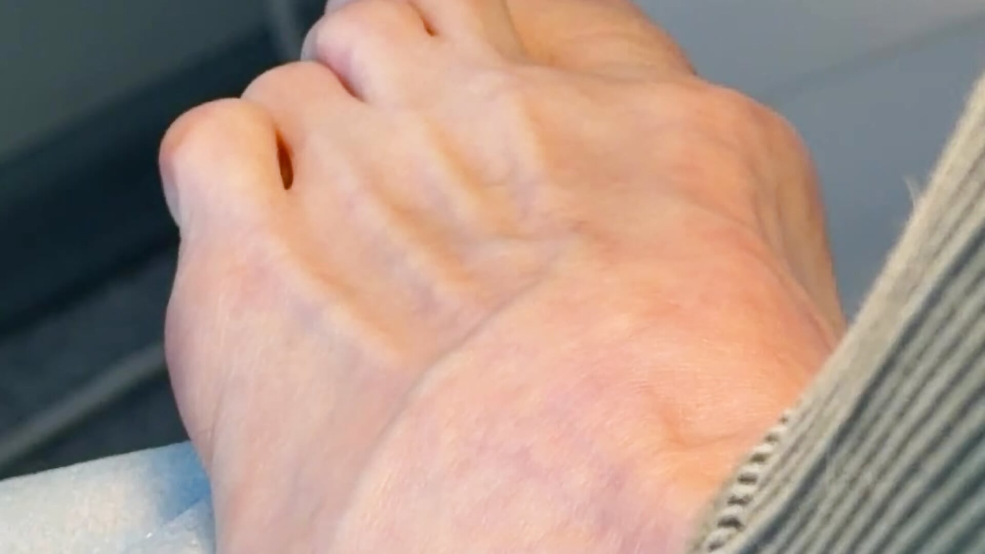 I DID A RED PEDICURE FOR YOU