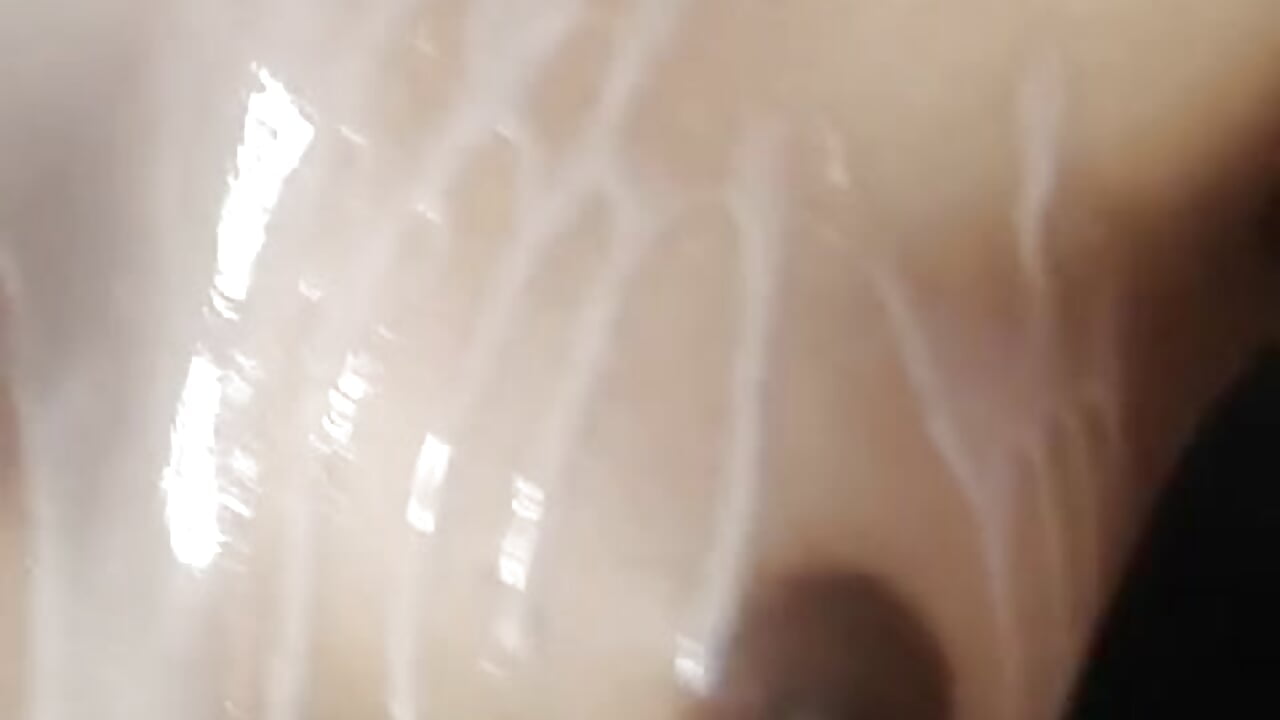 your milk on my face and on my tits