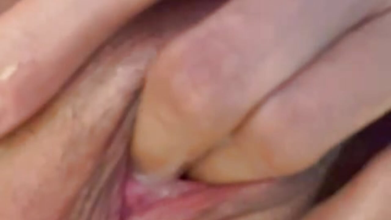 Pre cum with my fingers