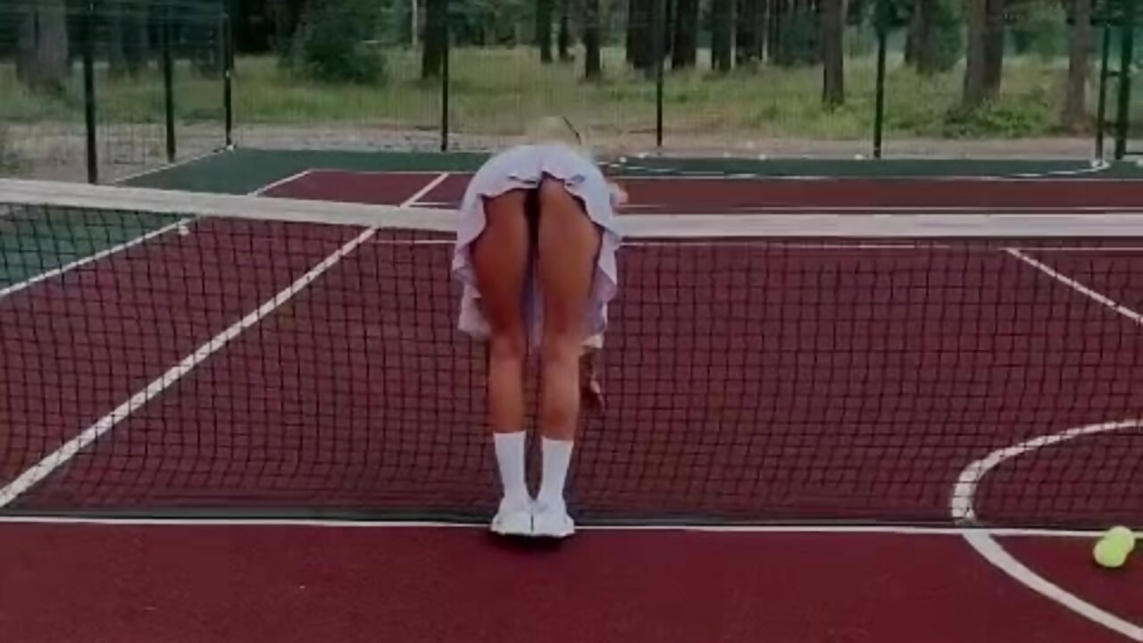 Tennis - video van AngelinaMoore cam-model