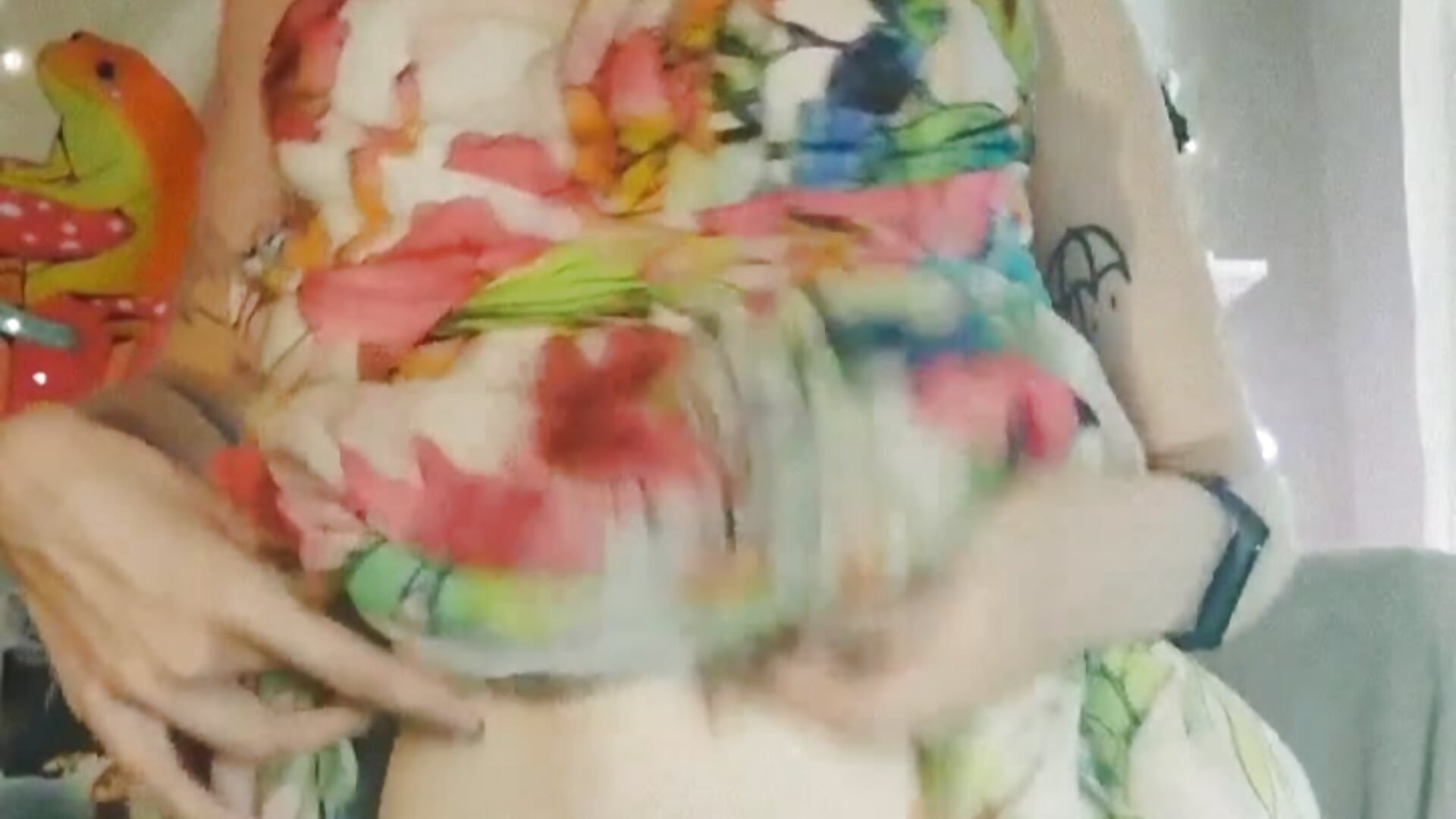 redhead elf boobs teasing
