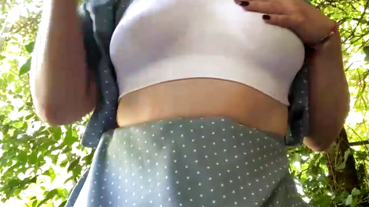 Outside teasing