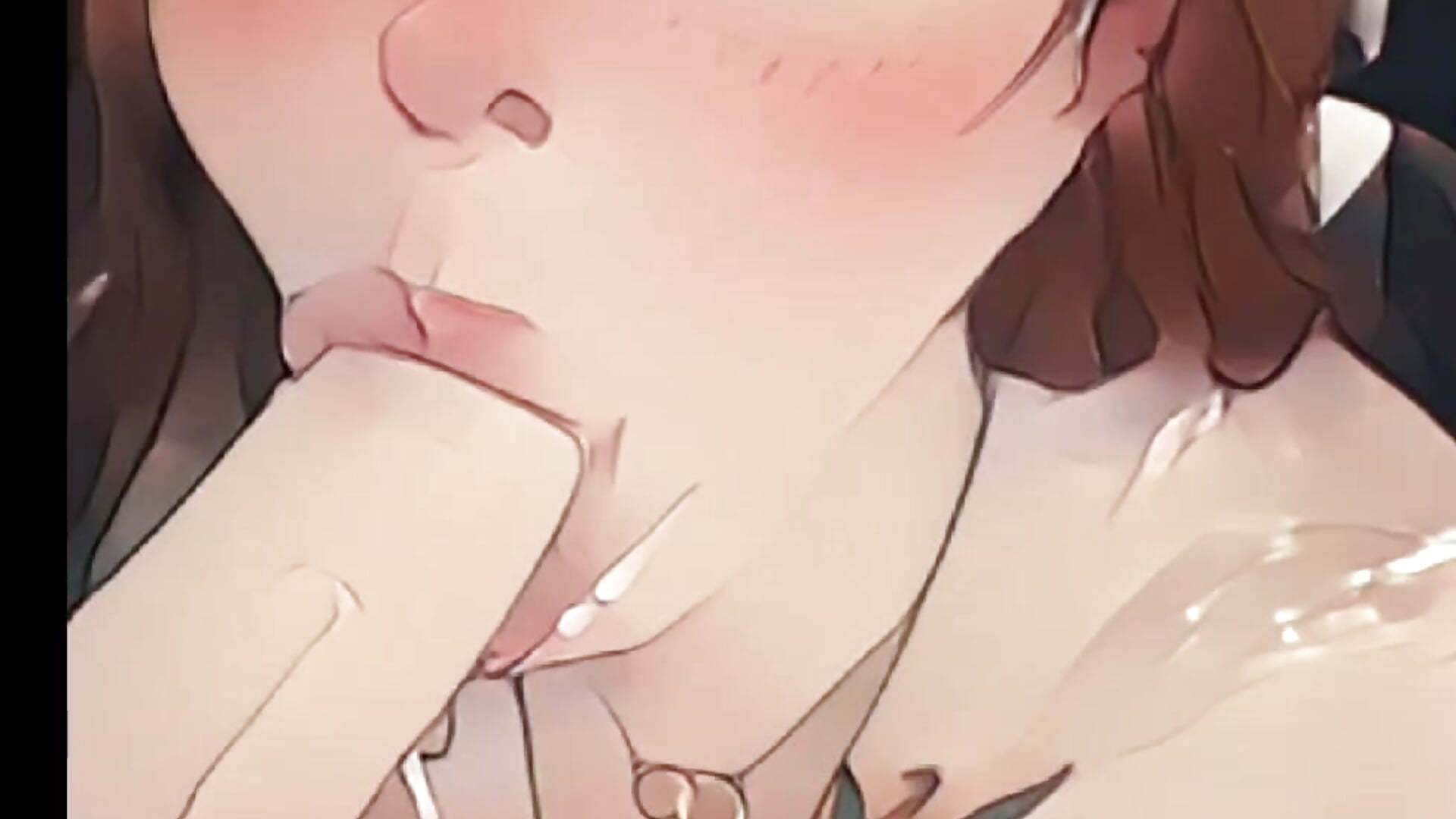 Hentai Sloppy Blowjob / Deepthroat tease - video av MarlaFknSinger cam-modell
