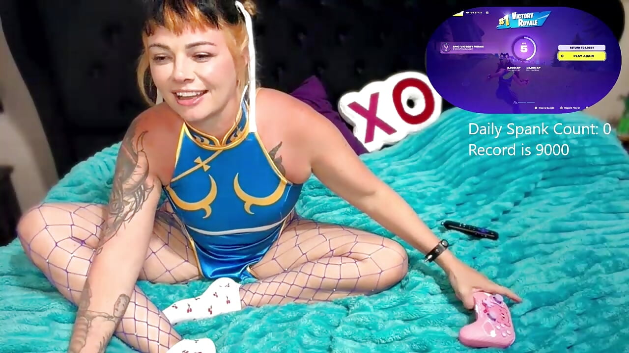 Chun Li & Chun Li 🎖️ Victory Royal Wiggle, cosplay tease available for PVT or Customs - βίντεο μοντέλου MarlaFknSinger
