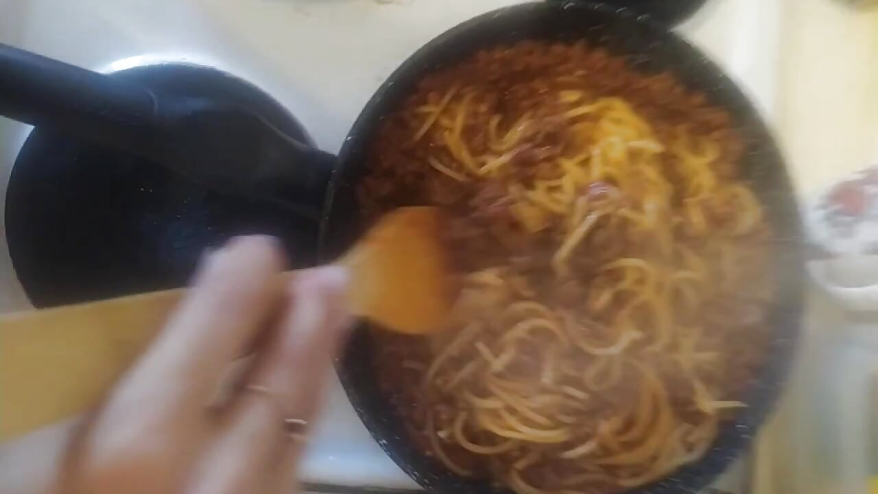I invite everyone to dinner.  Today's Bolognese menu^^ - video by MollyLollipop cam model