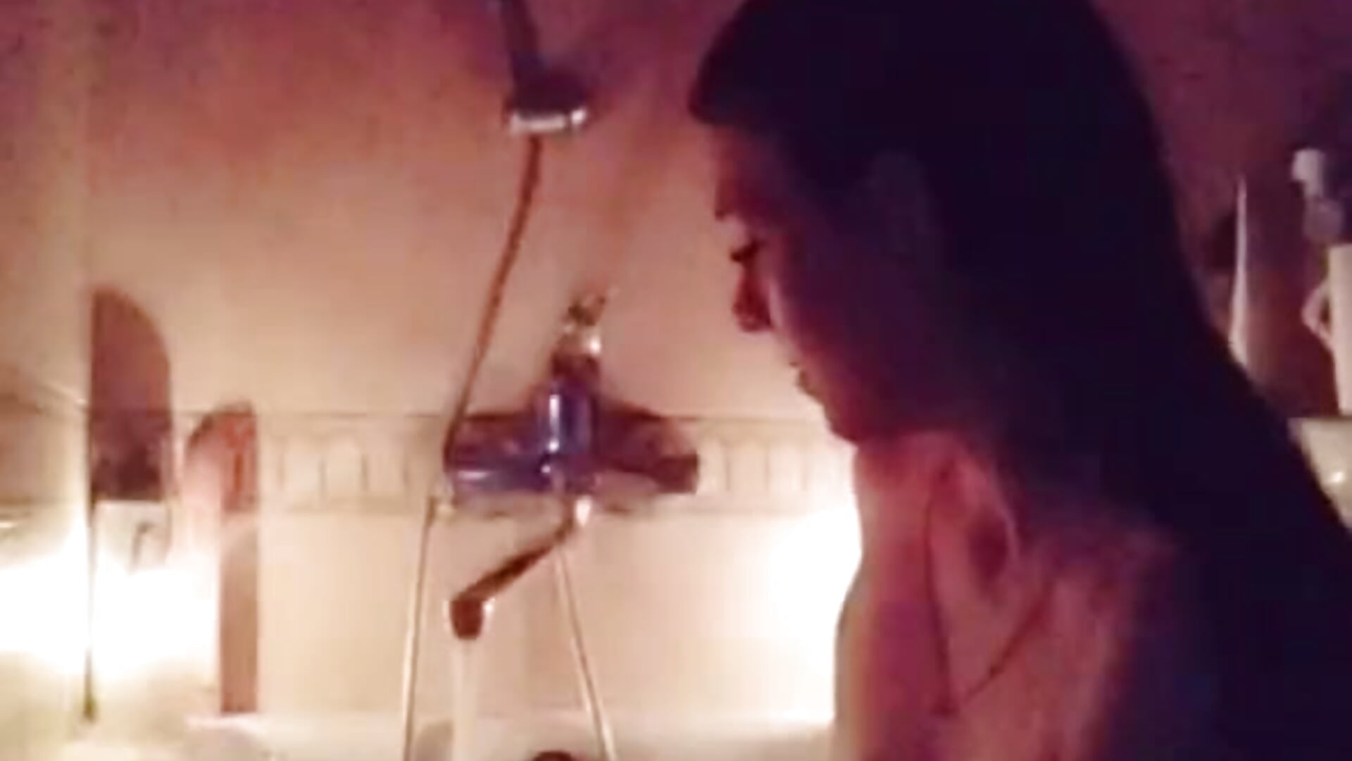 In the bathroom - video by MollyLollipop cam model