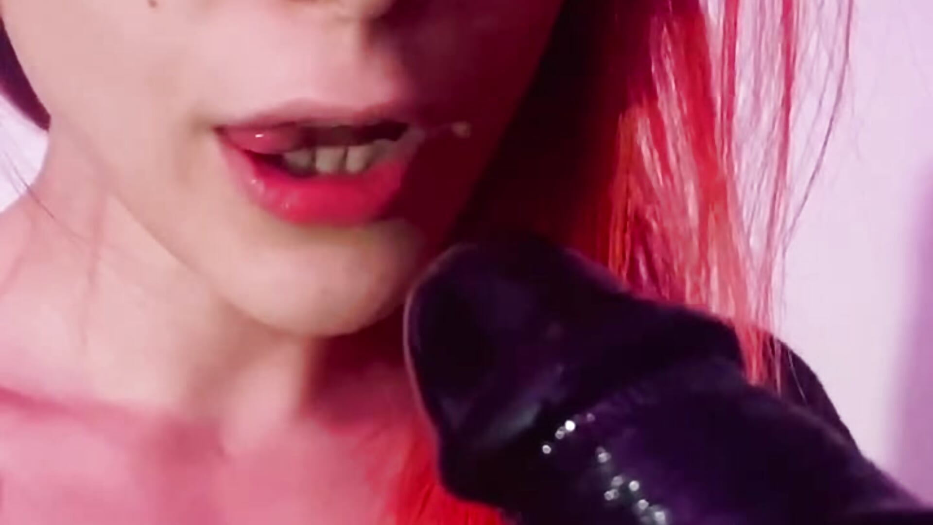 Blowjob from redhead nerd girl (tags: BJ, glasses, redhead, dildo)