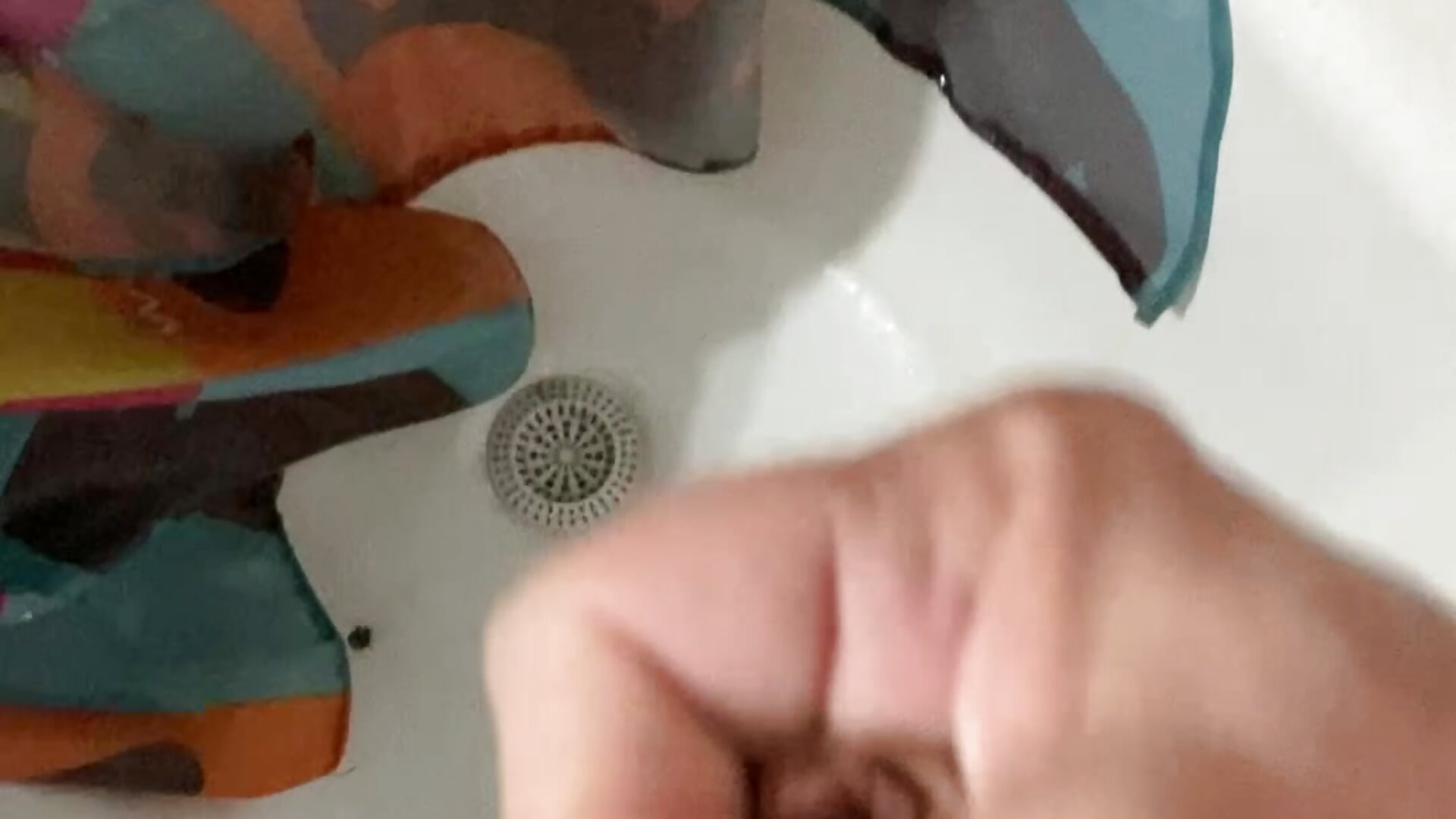 Cum when washing