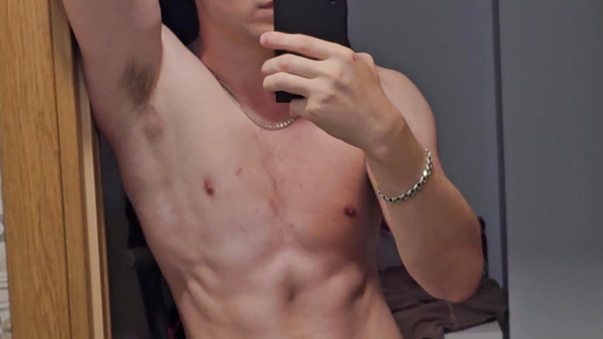 me and the mirror - video by maxboy18cm cam model