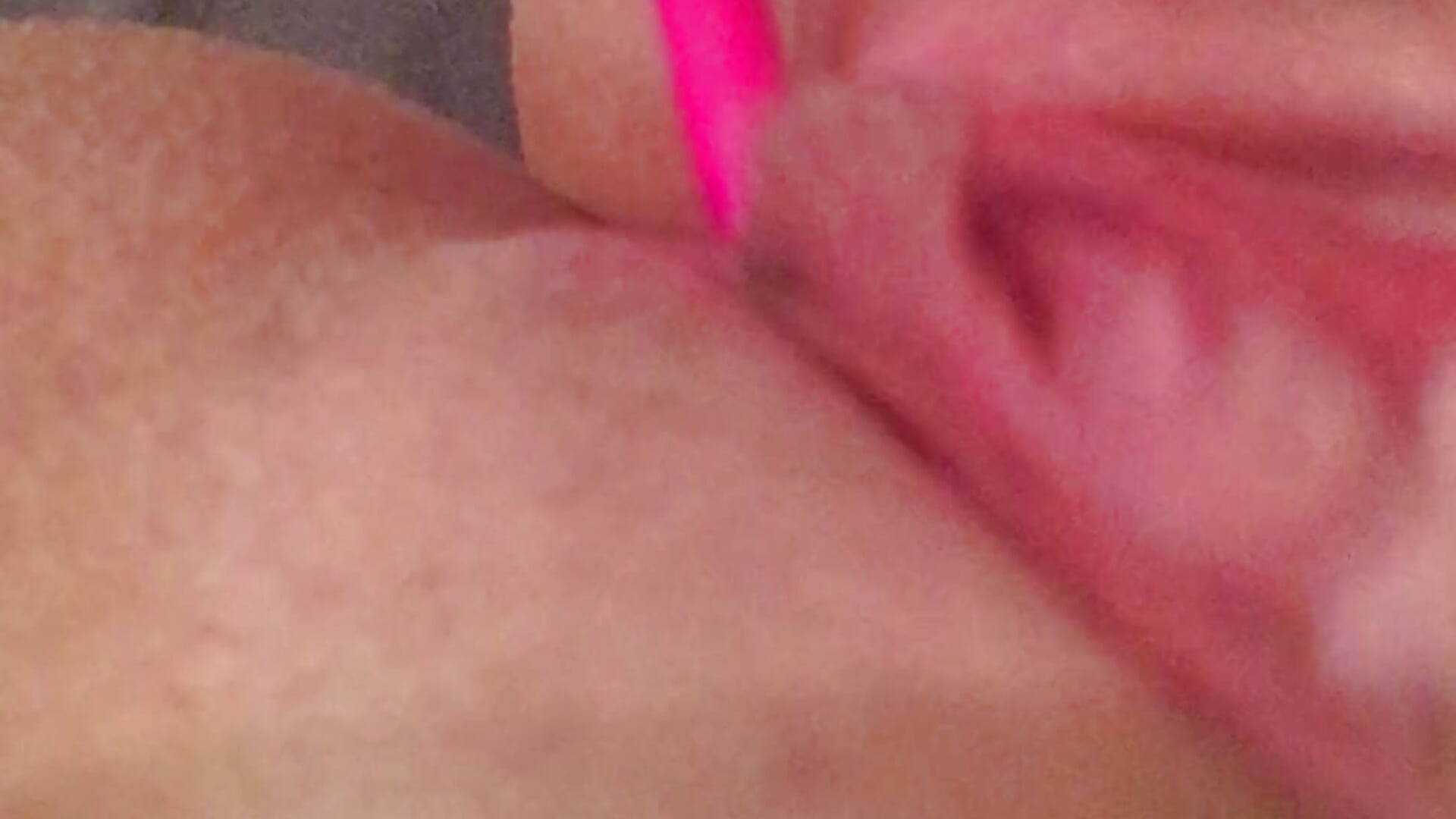 Rubbing my Clit and Play with my Lush - POV on Pussy