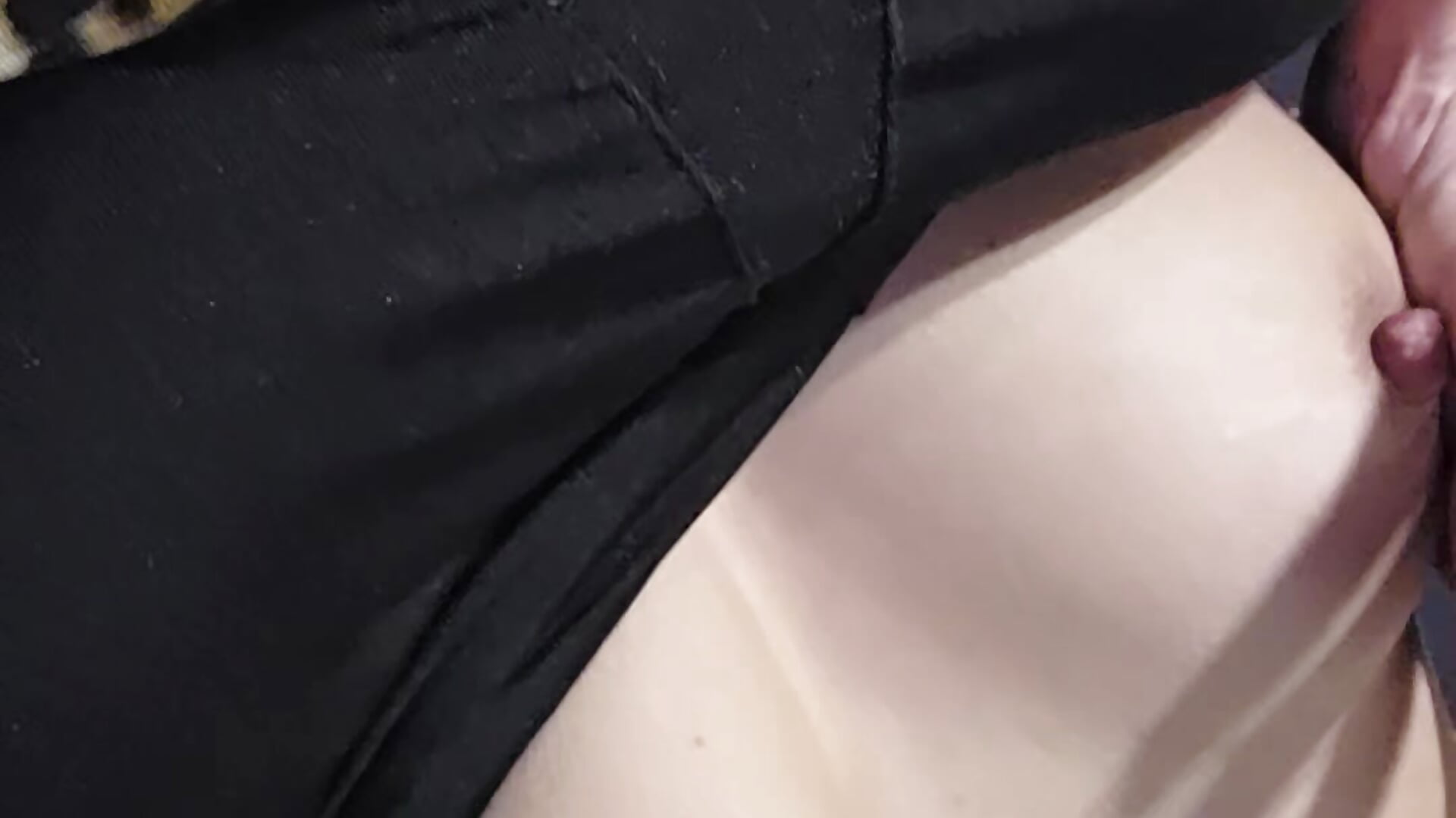 I caress myself