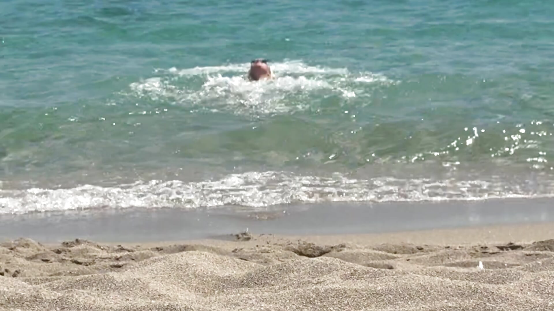 Bagno in Mare alla Spiaggia Nudista/Swim at FKK beach