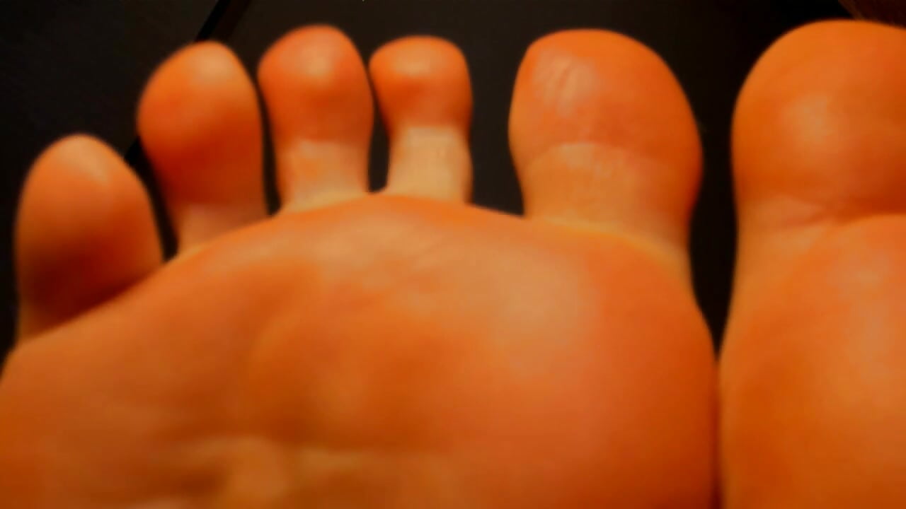 I cover your face with my toes
