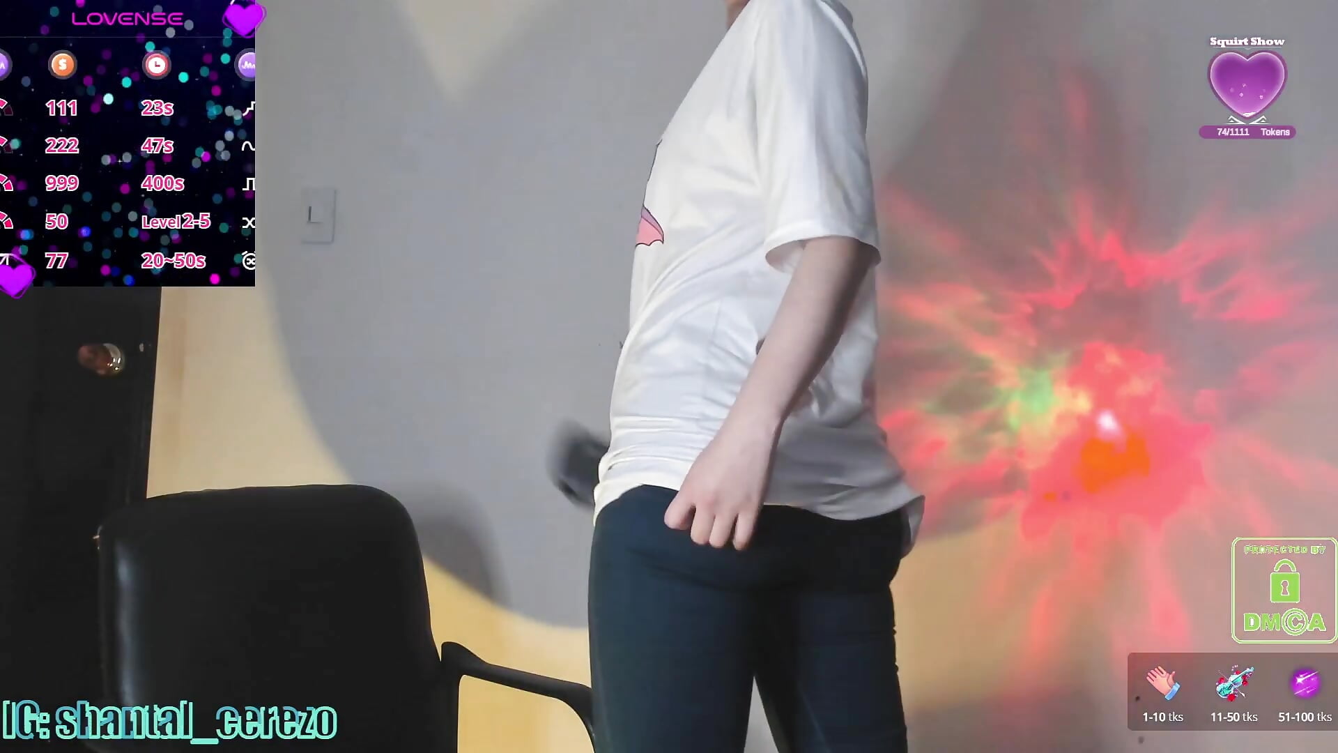 I with cute clothes🎀 - video by shantalc3rezo cam model