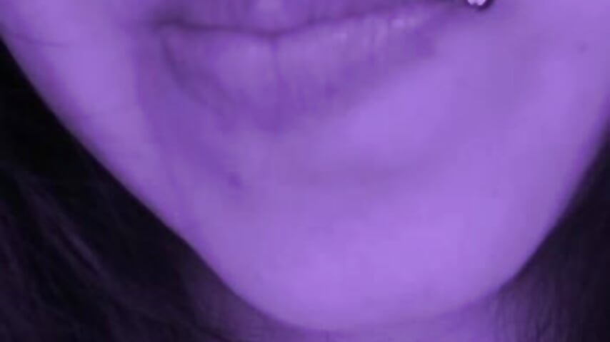 Look the piercing in my tongue - video by DanelyLopez cam model
