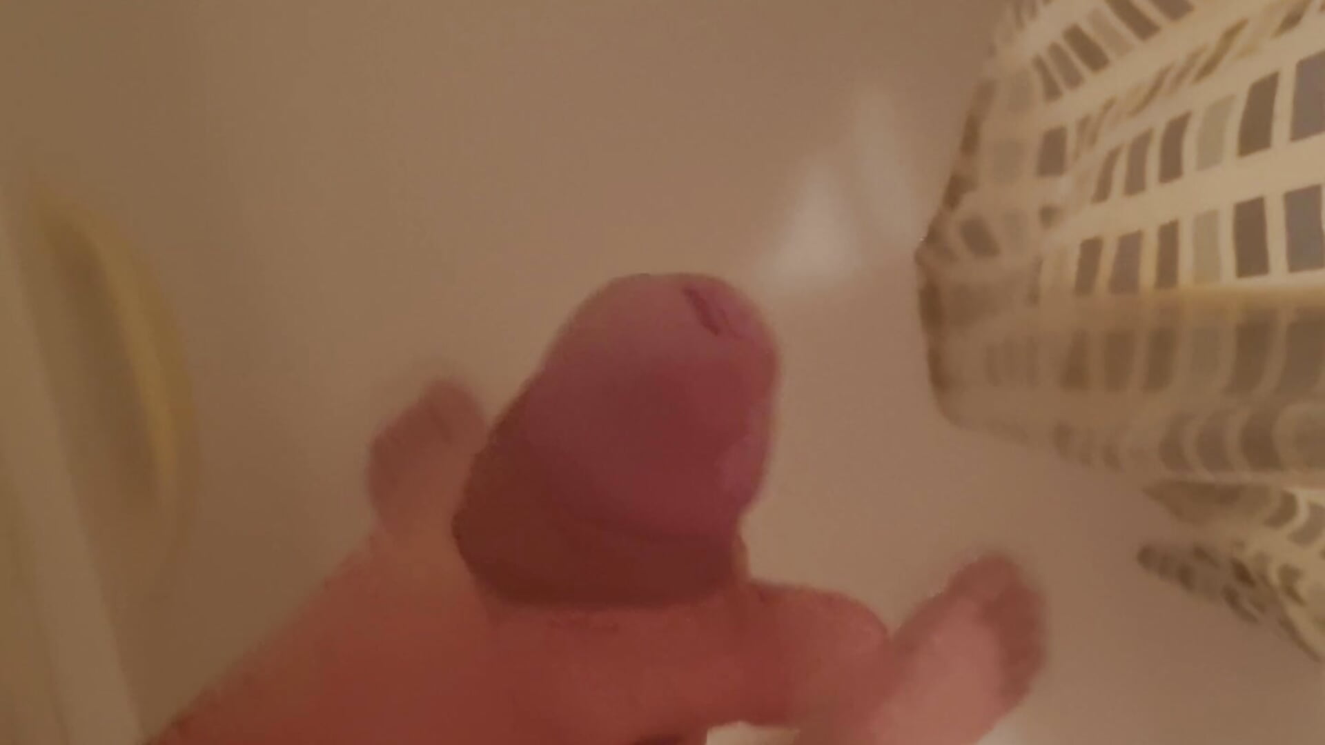 Playing my with my cock in the shower - video by mrx88 cam model